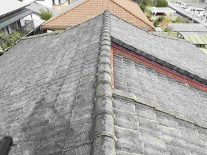 0527 01 屋根漆喰(再施工) 施工前 1574ea7af082e428c33f8ee13084737e