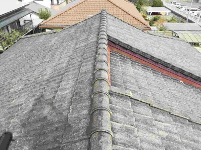 0527 01 屋根漆喰(再施工) 施工前 1574ea7af082e428c33f8ee13084737e
