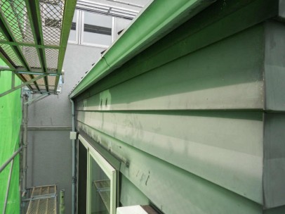 外壁(ガルバ部) 施工前 262af0d6b83d2ce2157bfe5a35319025
