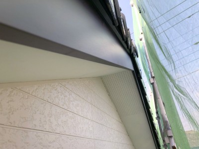 0809 07 破風板板金巻き工事 施工後 2c251636d5bc30fe074b9bd2450f5eb9