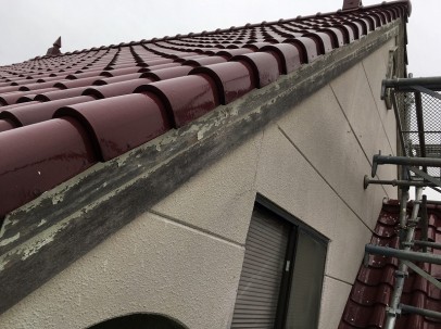 1213 01 破風板板金巻き工事 施工前 300c42cf9c7361380edcfe07e9c2a052