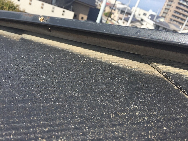 棟板金の浮き 棟板金の浮き