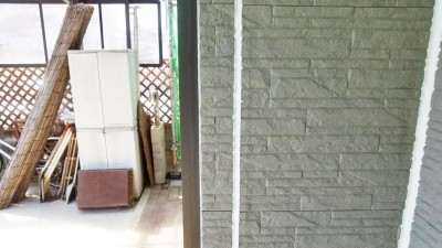 前橋市 タイル調サイディング外壁塗装 前橋市 タイル調サイディング外壁塗装