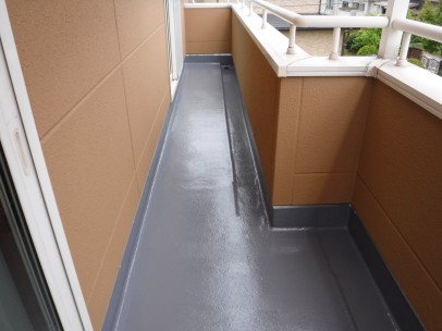 0426 08 ベランダ防水工事 施工後 85960c59587387cea8187e6874eb6a82