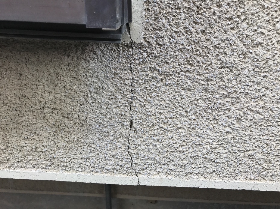 太田市にて外壁リシン掻き落としの現場調査 株式会社ミヤケン