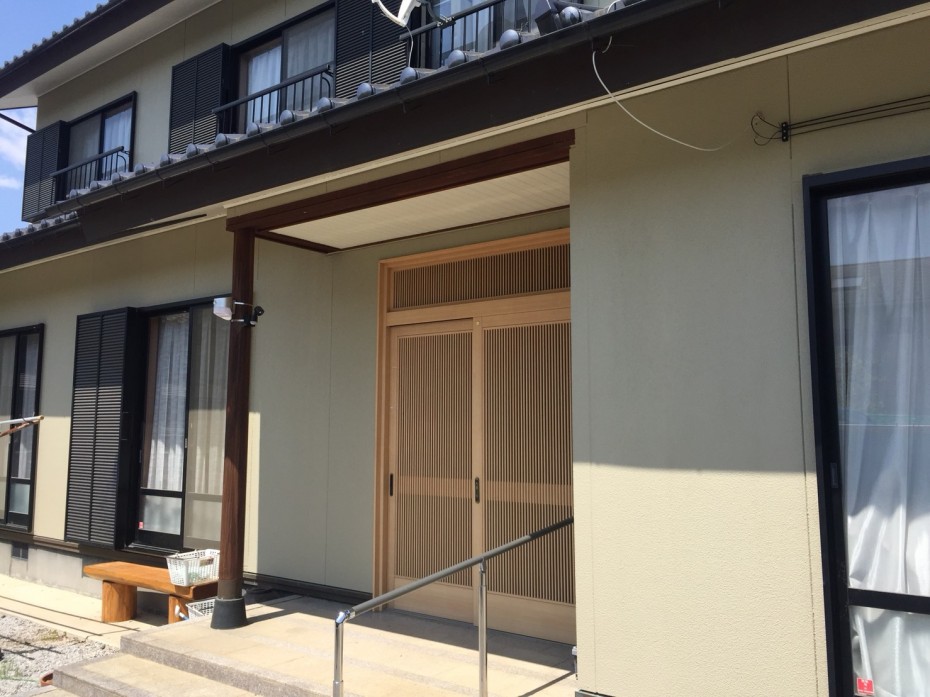 和風のお家のサイディング外壁塗装後1年点検で高崎市へ伺いました 株式会社ミヤケン