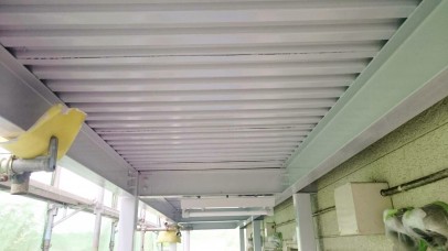 0911 04 階段鉄骨部 施工後 c830f374b99428ae411690d27c608572