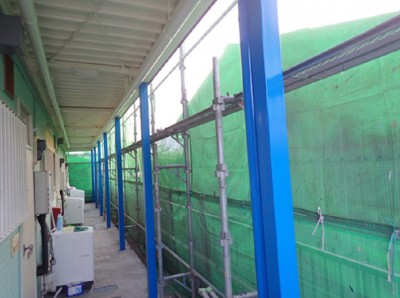 1017 07 鉄部柱 施工後 cb9cd629bff55c4bacd48a857b469d0d