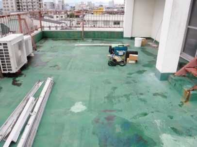 0728 04 屋上 防水シート 施工前 d6d70413a35ad4daa5c0e6325057a529